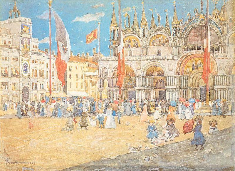 Maurice Prendergast St. Mark Venice china oil painting image